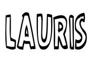 Coloriage Lauris