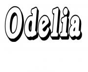 Coloriage Odelia