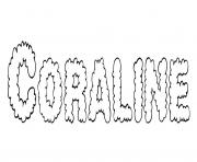 Coloriage Coraline