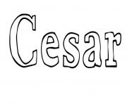 Coloriage Cesar