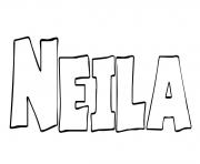 Coloriage Neila