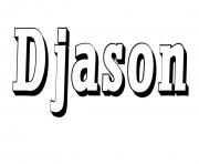 Coloriage Djason