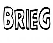 Coloriage Brieg