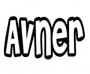 Coloriage Avner