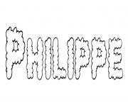 Coloriage Philippe