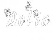 Coloriage Delia