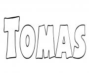 Coloriage Tomas