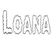 Coloriage Loana