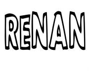 Coloriage Renan