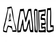 Coloriage Amiel