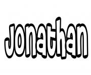 Coloriage Jonathan