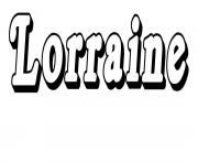 Coloriage Lorraine