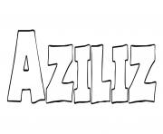 Coloriage Aziliz