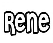 Coloriage Rene