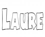 Coloriage Laure