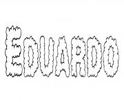 Coloriage Eduardo