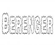 Coloriage Berenger