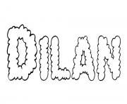 Coloriage Dilan