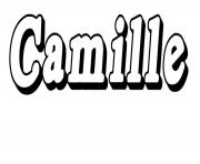 Coloriage Camille