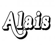 Coloriage Alais