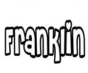 Coloriage Franklin