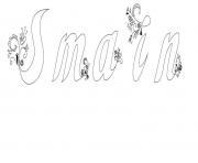 Coloriage Smain