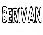 Coloriage Berivan