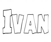 Coloriage Ivan