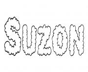 Coloriage Suzon