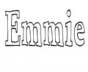 Coloriage Emmie