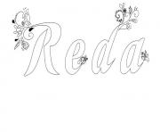 Coloriage Reda