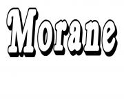 Coloriage Morane