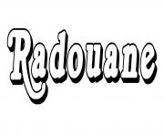 Coloriage Radouane