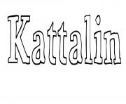 Coloriage Kattalin