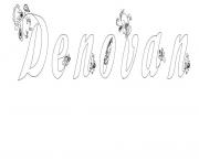 Coloriage Denovan