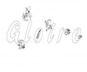 Coloriage Gloire