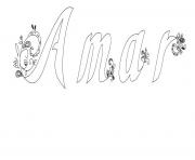 Coloriage Amar