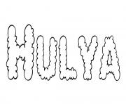 Coloriage Hulya