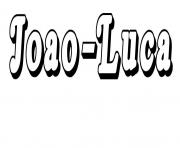 Coloriage Joao Luca