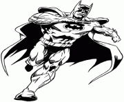 Coloriage batman court