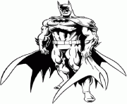 Coloriage batman avec sa cape