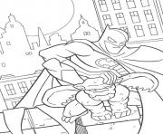 Coloriage batman spiderman