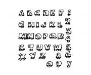 Coloriage alphabet maternelle