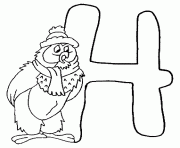 Coloriage H maitre hibou