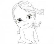 Coloriage bebe lili