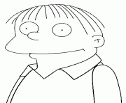 Coloriage dessin simpson Ralph Wiggum