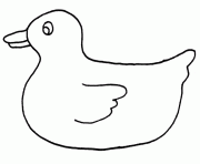 Coloriage dessin animaux canard