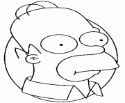 Coloriage Homer Simpson9