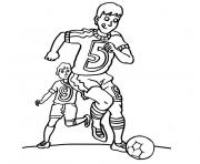 Coloriage foot bordeaux