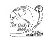 Coloriage coupe du monde 2014